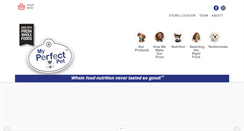 Desktop Screenshot of myperfectpetfood.com